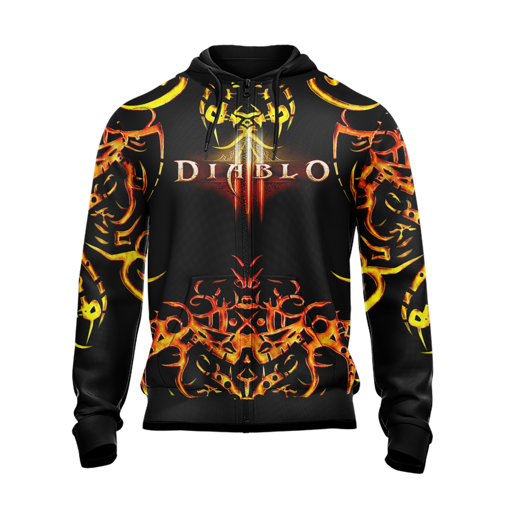 Diablo III - Class Crests Unisex 3D T-shirt   