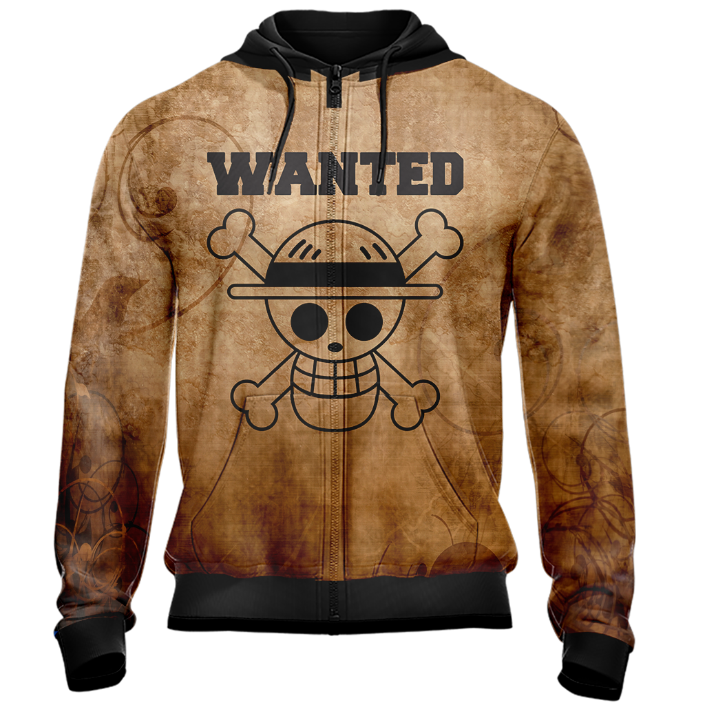 One Piece - Wanted Dead or Alive Unisex 3D T-shirt   