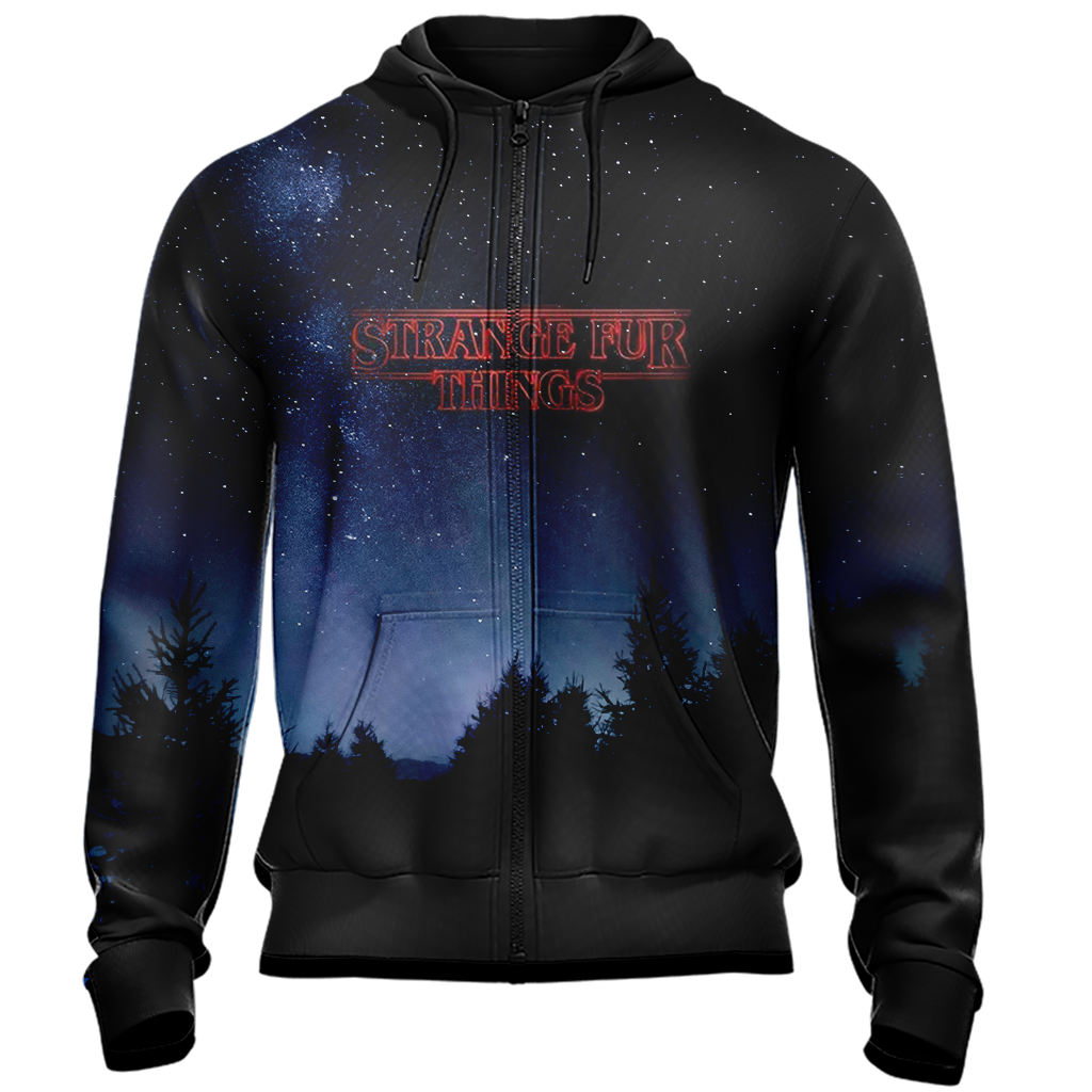 Stranger Things x Cats Unisex 3D T-shirt   