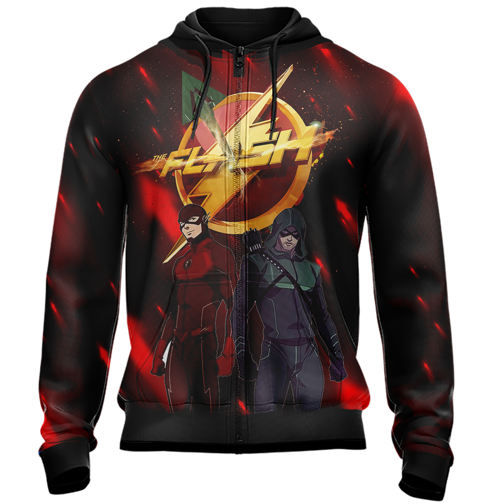 Arrow and Flash New Unisex 3D T-shirt   