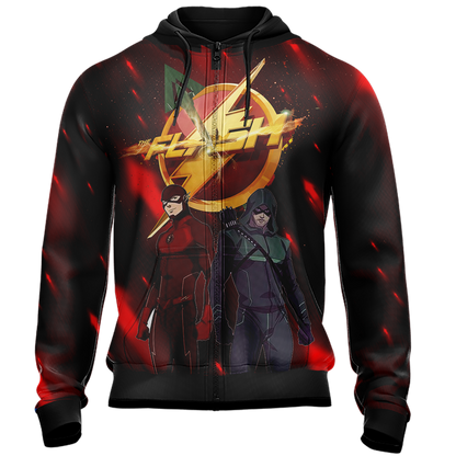 Arrow and Flash New Unisex 3D T-shirt   