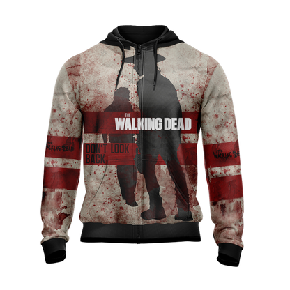 The Walking Dead Rick And Carl Grimes New Unisex 3D T-shirt   