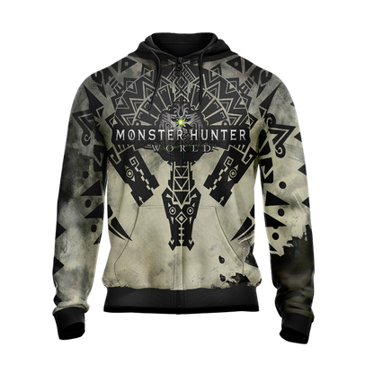 Monster Hunter World Logo Unisex 3D T-shirt   