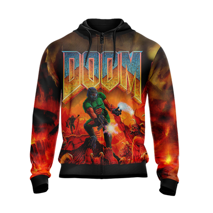Doom Video Game T-shirt Hoodie   