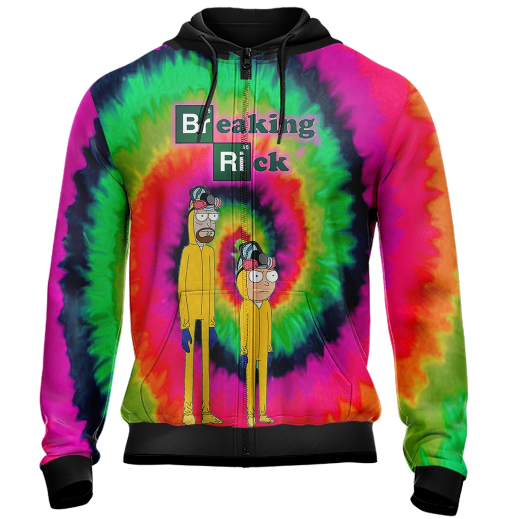 Breaking Bad x Rick and Morty Unisex 3D T-shirt   