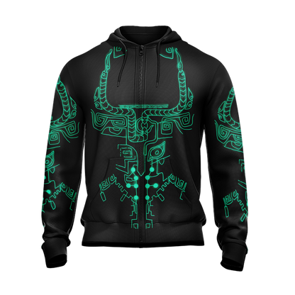 Legend of Zelda - Midna New Style Unisex Zip Up Hoodie   
