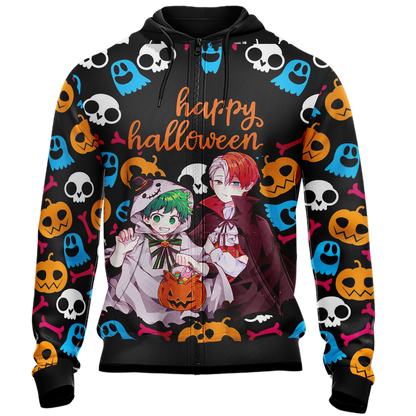 My Hero Academia - Deku and Todoroki Halloween Unisex 3D T-shirt   