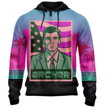 Archer (TV series) Unisex 3D T-shirt   