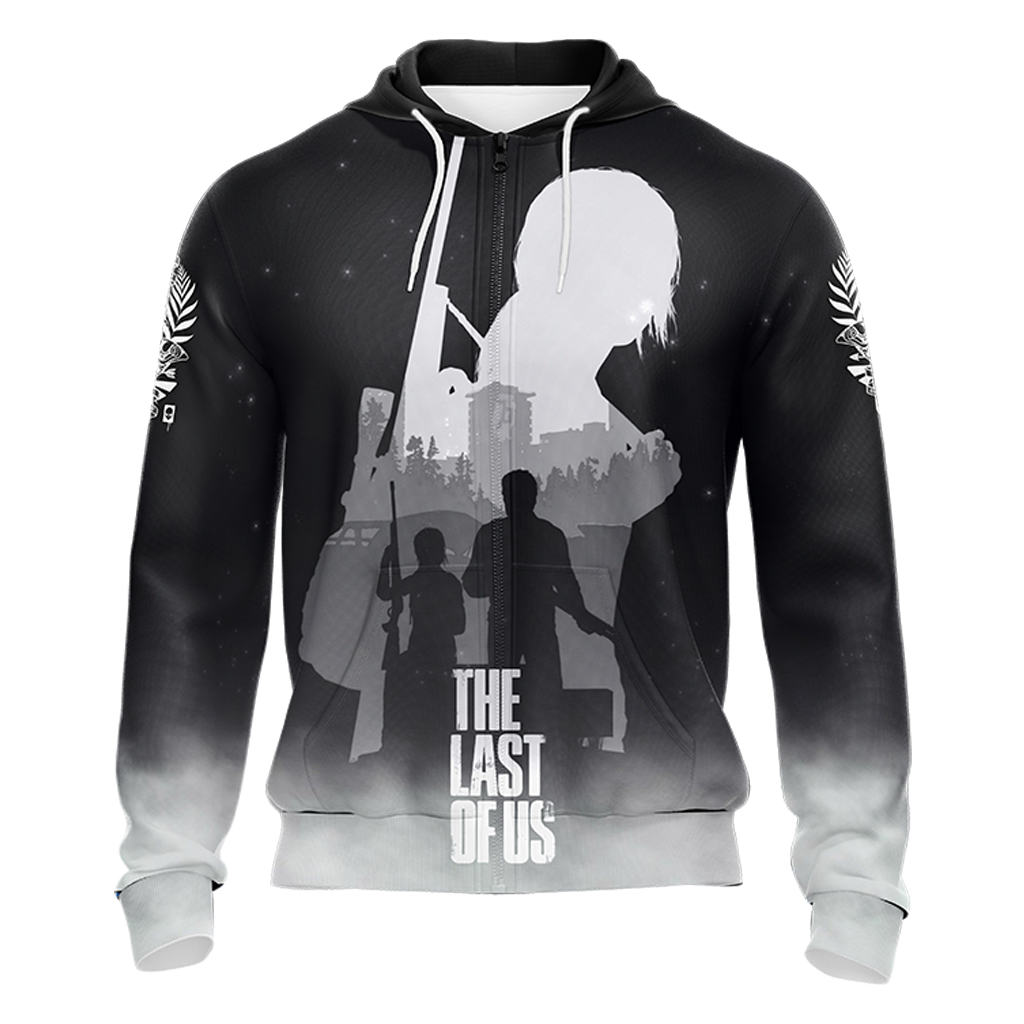 The Last Of Us Unisex 3D T-shirt Zip Hoodie   