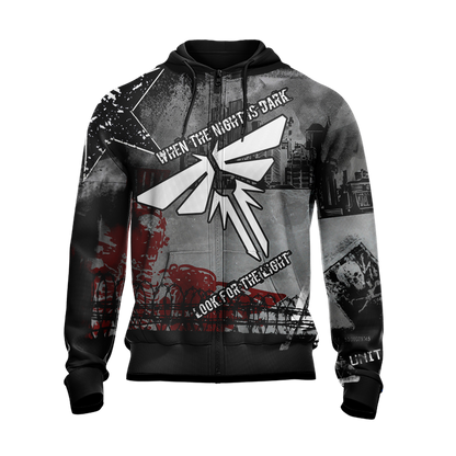 The Last of Us - When The Night Is Dark Look For The Light Unisex 3D T-shirt   