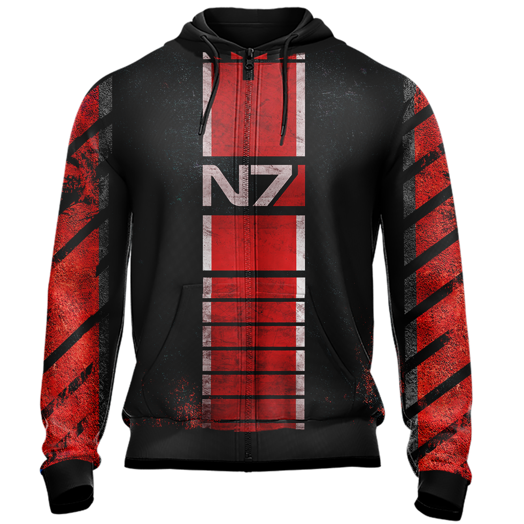 Mass Effect - N7 New Version Unisex 3D T-shirt   