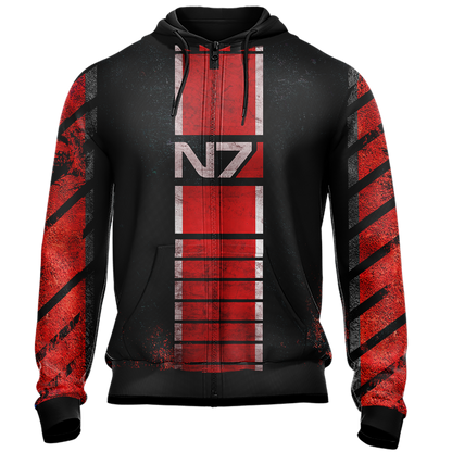 Mass Effect - N7 New Version Unisex 3D T-shirt   