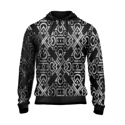 Skyrim Conjuration Symbol New Look Unisex 3D Hoodie   
