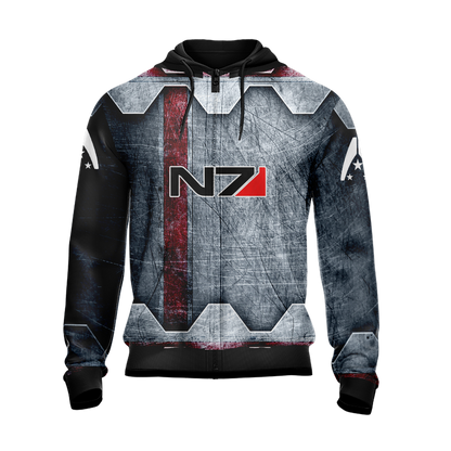 Mass Effect - N7 New Look Unisex 3D T-shirt   