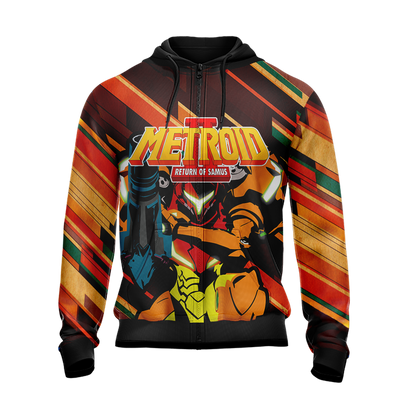 Metroid 2 - Samus Unisex 3D T-shirt   