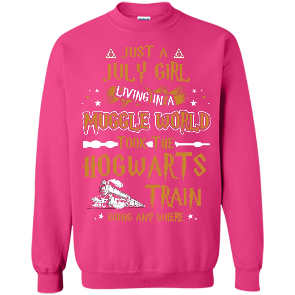 Harry Potter T-shirt Just A July Girl Living In A Muggle World   