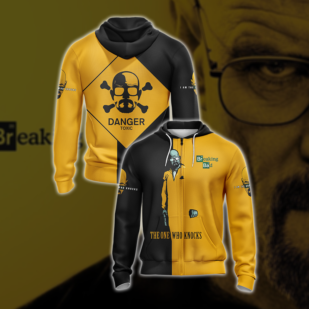 Breaking Bad Walter White Unisex 3D T-shirt Zip Hoodie XS 