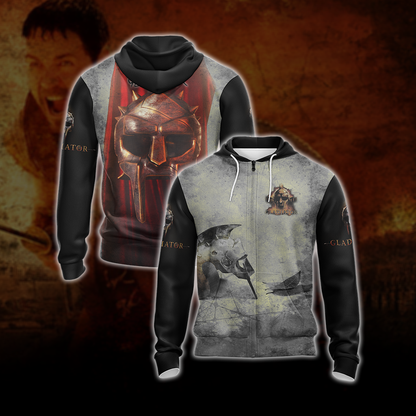 Gladiator (2000 film) New Version Unisex 3D T-shirt Zip Hoodie XS 