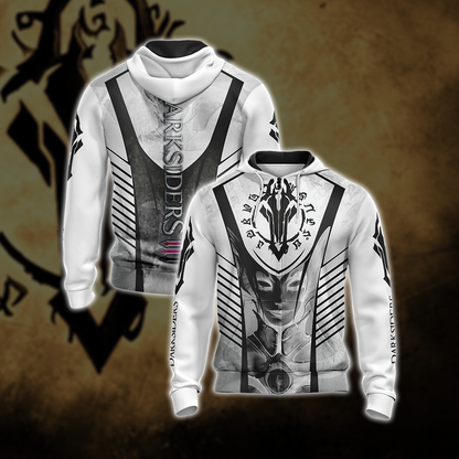 Darksiders Unisex 3D T-shirt Zip Hoodie XS 