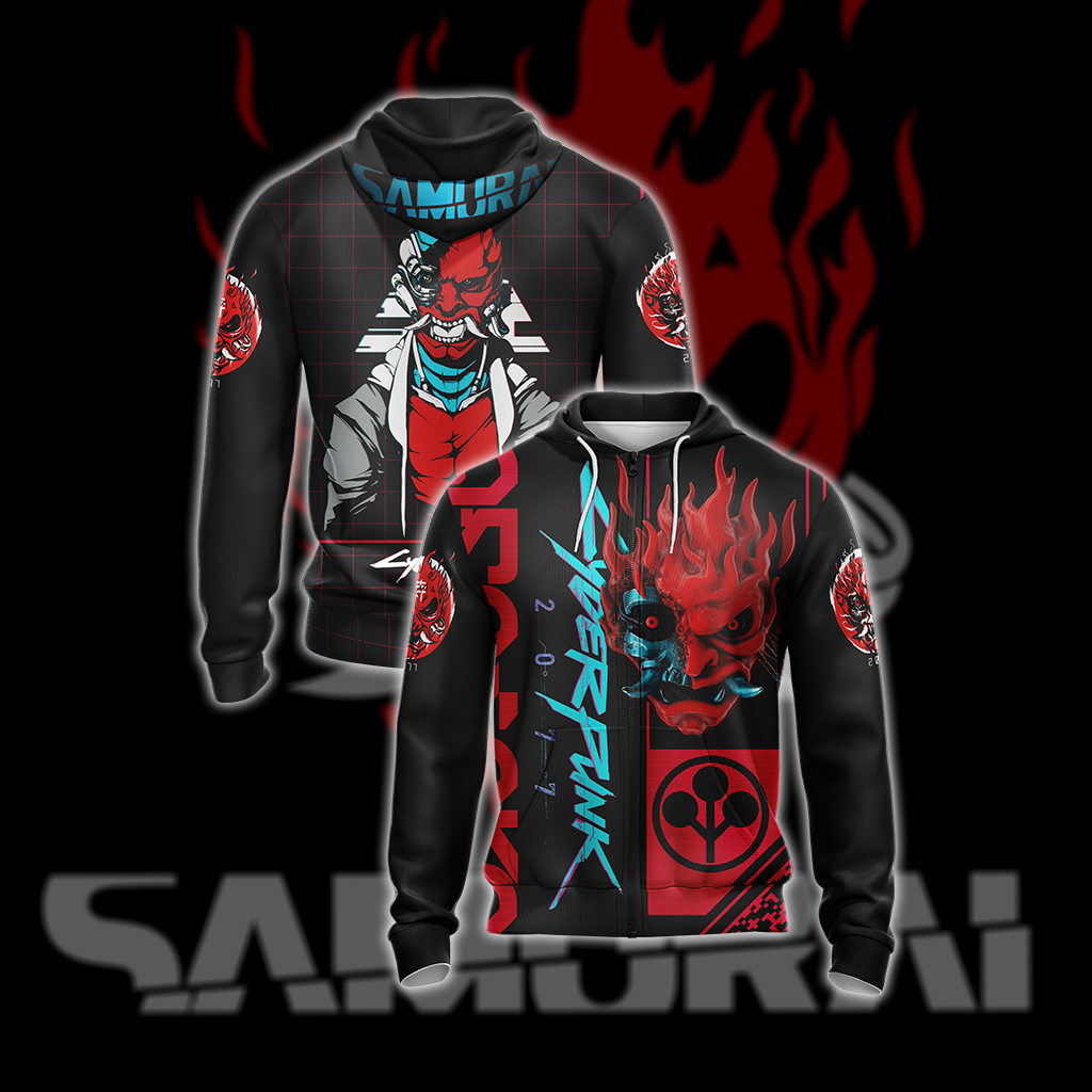 Cyberpunk 2077 New Version  Unisex 3D T-shirt Zip Hoodie XS 